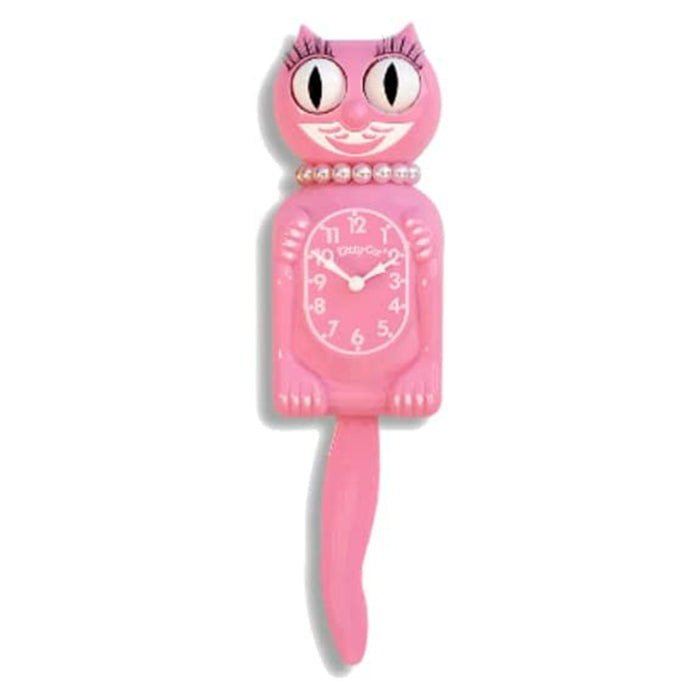 Kit Cat Pink Satin Miss Limited Edition Wall Klock - MKC-59