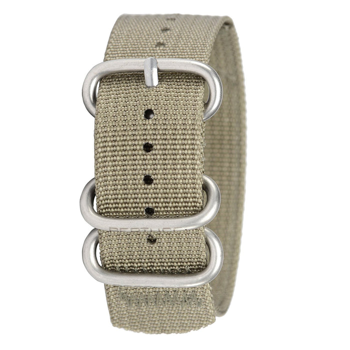 Bertucci Men's Heavy Duty Two-Ply Drab Nylon 22 MM Watch Band - B-170