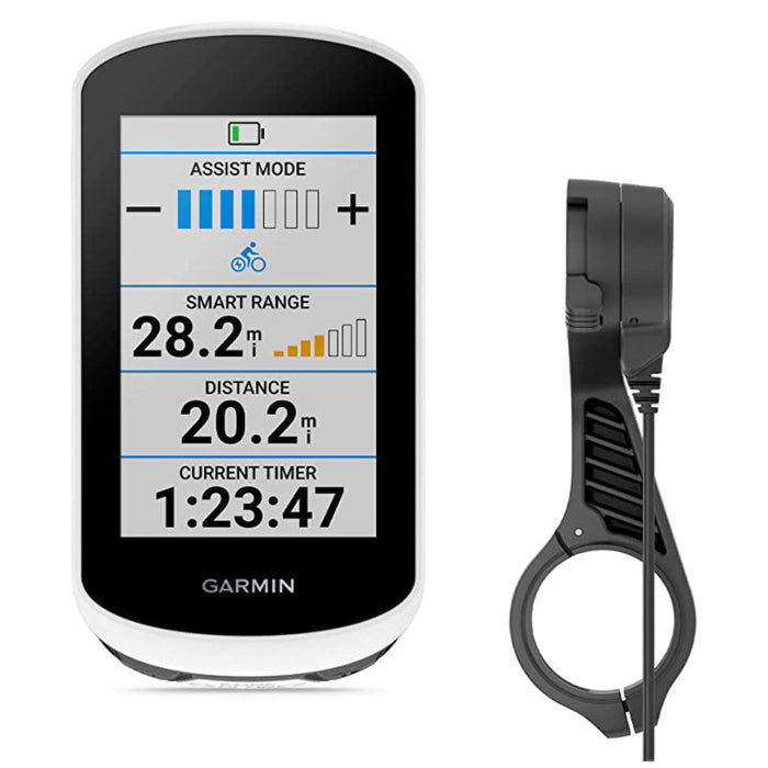 Garmin Edge Explore 2 Power Mount Bundle Includes Power Pin Connectors, 010-02703-01