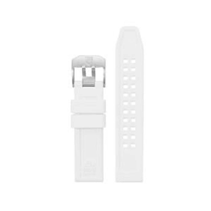 Luminox Men's 7057.WO Navy SEAL Colormark Series White Silicone Watch Band - FPX.7050.10Q.K