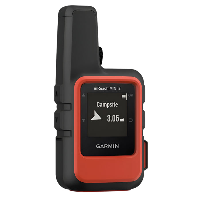 Garmin inReach Mini 2 Flame Red Hiking Handheld Lightweight and Compact Satellite Communicator - 010-02602-00
