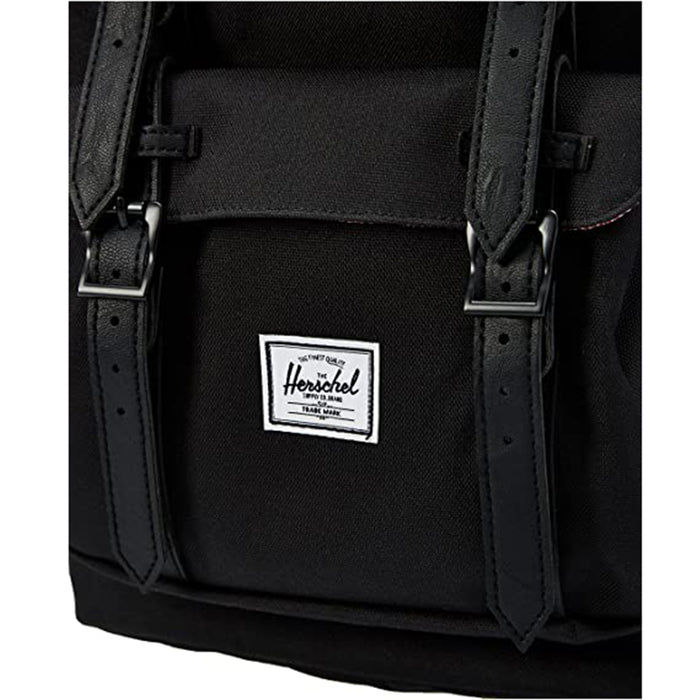 Herschel Unisex Black Classic 25L Little America Laptop Backpack - 10014-00535-OS