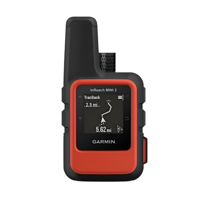 Garmin inReach Mini 2 Flame Red Hiking Handheld Lightweight and Compact Satellite Communicator - 010-02602-00