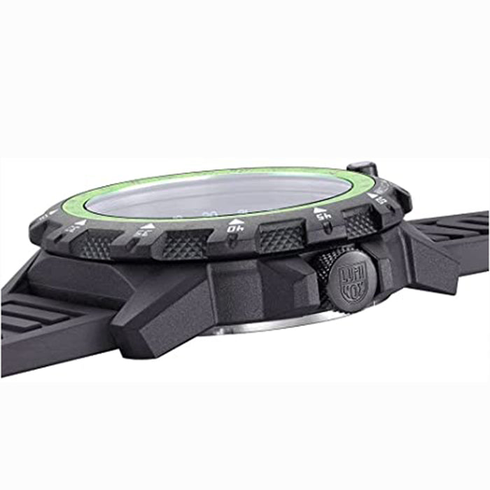 Luminox Men's Cream Dial Black Band Silicone Quartz Watch - XL.3321