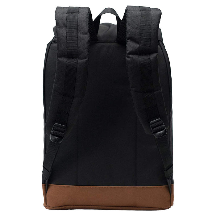 Herschel Unisex Black/Saddle Brown Classic 19.5L Retreat Backpack - 10066-02462-OS