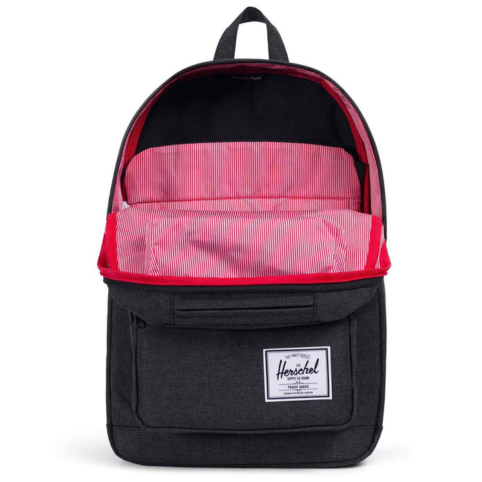 Herschel Unisex Black Crosshatch Classic 22L Pop Quiz Backpack - 10011-02093-OS