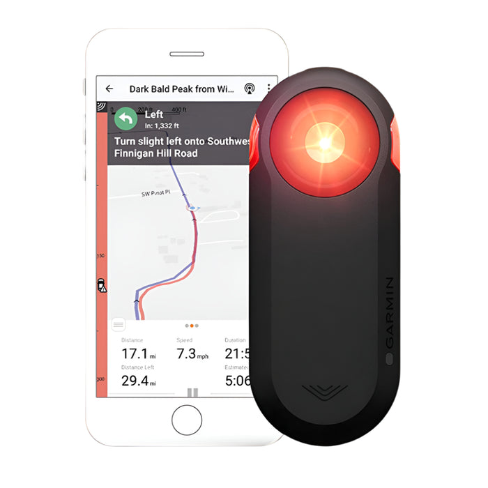 Garmin Varia RTL515 Visual and Audible Alerts for Vehicles Cycling Rearview Radar with Tail Light - 010-02376-00
