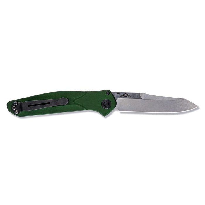 Benchmade Osborne Auto Folding S30V Satin Plain Outdoors | WatchCo.com