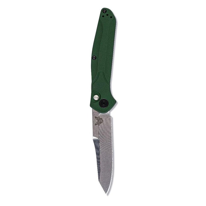 Benchmade Osborne Auto Folding S30V Satin Plain Outdoors | WatchCo.com