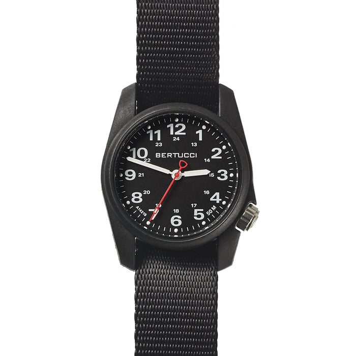 Bertucci A-1R Field Comfort Men's Black Nylon Watches | WatchCo.com
