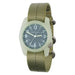 Bertucci DX3 Unisex Vintage Drab Dial Patrol Green Nylon Band Japanese Quartz Watch