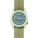 Bertucci DX3 Unisex Vintage Drab Dial Patrol Green Nylon Band Japanese Quartz Watch