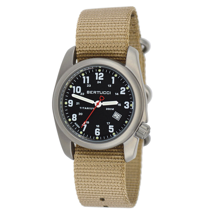 Bertucci Men's A-2T Titanium Watch - Khaki Watches | WatchCo.com
