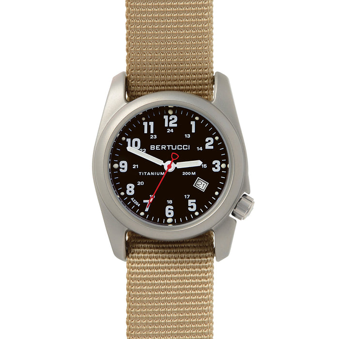 Bertucci Men's A-2T Titanium Watch - Khaki Watches | WatchCo.com