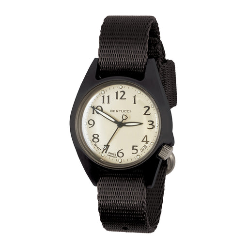 Bertucci Women's Sand Dial Black Comfort-Webb™ Band Watches | WatchCo.com