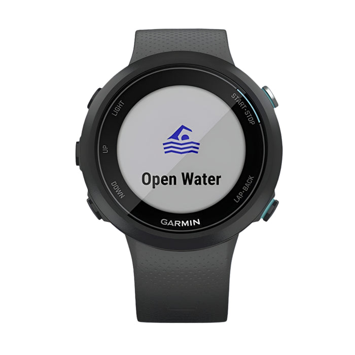 Garmin Swim 2 GPS Unisex Slate Silicone Band Digital Dial Swimming Smartwatch