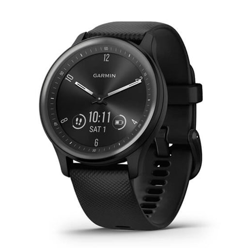 Garmin vivomove Black Dial Silicone Band Watches | WatchCo.com