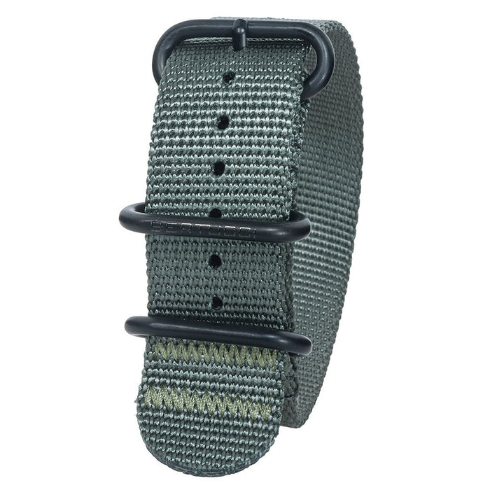 Bertucci DX3 Defender Drab Nylon Olive Black Watch Bands | WatchCo.com
