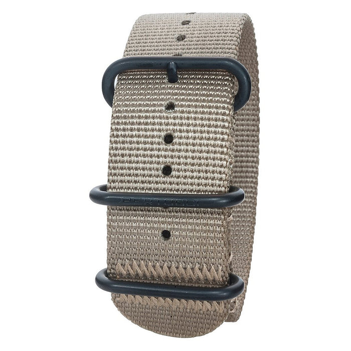 Bertucci DX3 Defender Nylon Khaki Black Ion Watch Bands | WatchCo.com