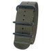 Bertucci DX3 Defender Nylon Olive Black Ion Watch Bands | WatchCo.com