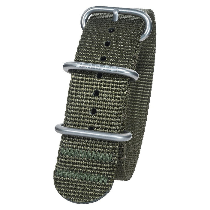 Bertucci DX3 Defender Nylon Olive Watch Band | WatchCo.com