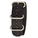 Bertucci DX3 Men's Black/Gray Dash Nylon Mesh Watch Bands | WatchCo.com