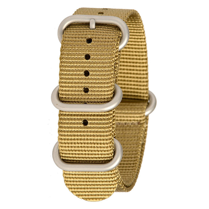 Bertucci G10 Heavy-Duty Men's Khaki Nylon Webbing Watch Bands | WatchCo.com