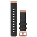 Garmin Men's Quickfit Watch Strap Heathered Black Watch Bands | WatchCo.com