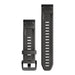 Garmin Quick Fit Graphite Silicone Watch Band | WatchCo.com