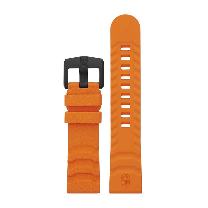 Luminox Men's Navy SEAL Series Orange Rubber Watch Bands | WatchCo.com